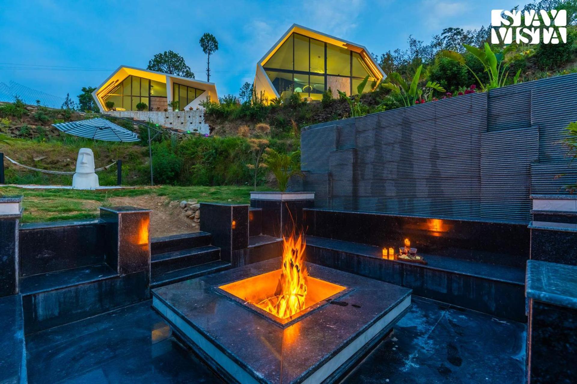 Stayvista At Luna Nova With Outdoor Pool - Ranikhet Ngoại thất bức ảnh