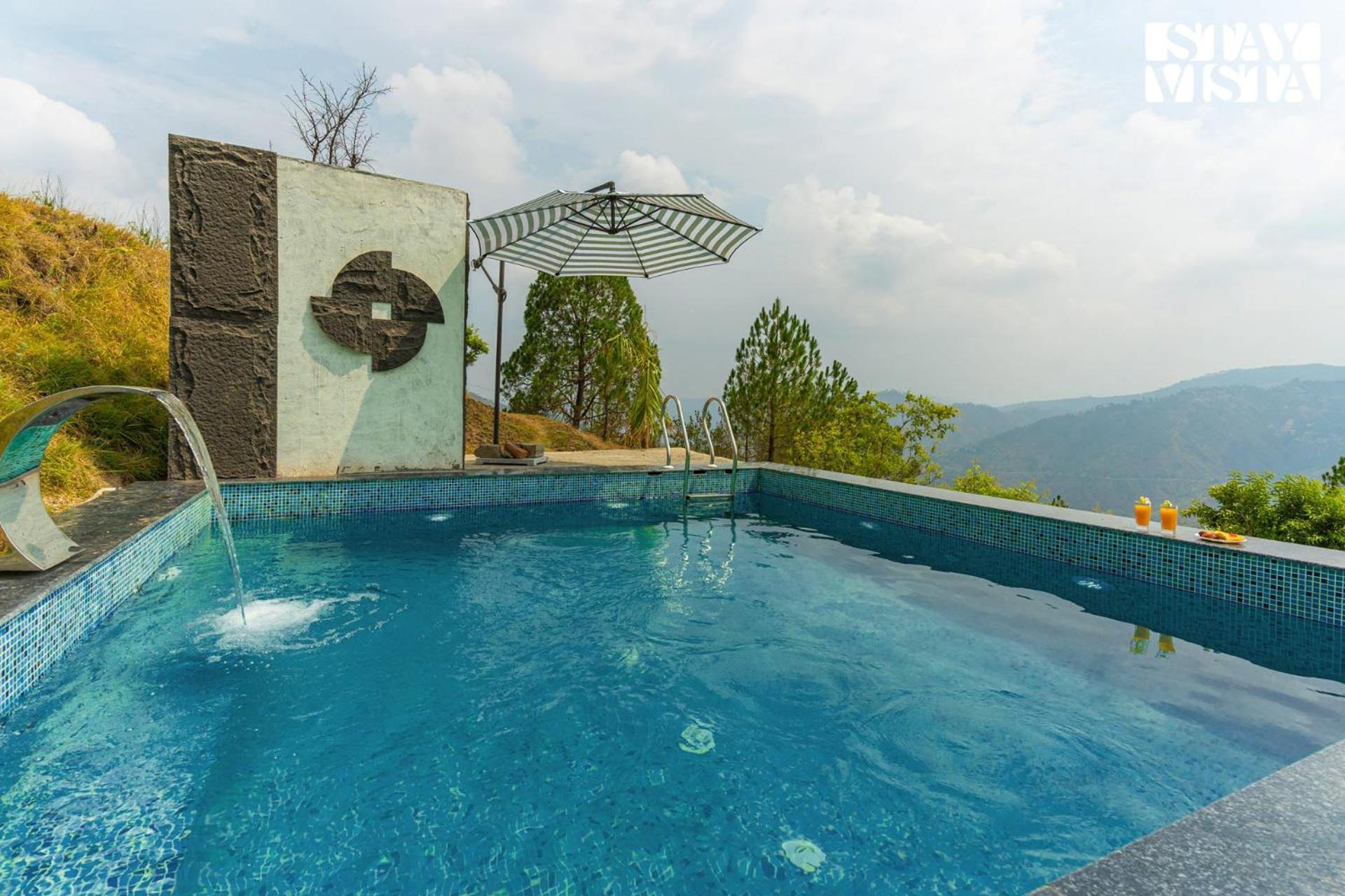 Stayvista At Luna Nova With Outdoor Pool - Ranikhet Ngoại thất bức ảnh
