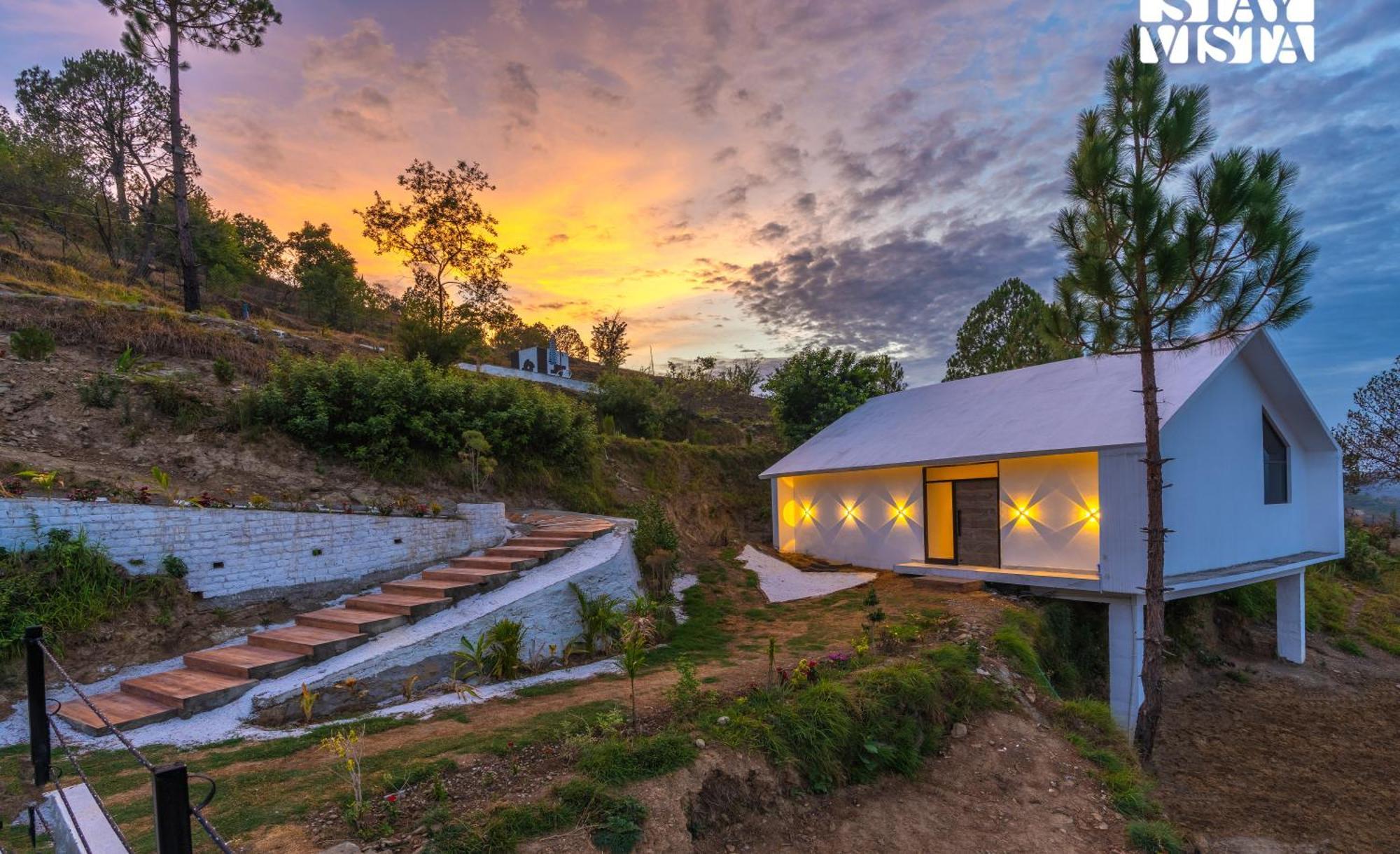 Stayvista At Luna Nova With Outdoor Pool - Ranikhet Ngoại thất bức ảnh